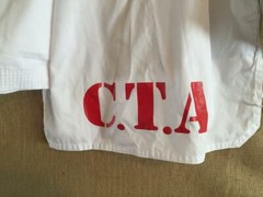 Vision martial arts shirt 4/180 Taekwondo High Performance C.T.A. white cotton