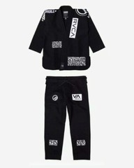 BJJ Shoyoroll RVCA Batch 105 Kimono Gi – Absolute King Black 450 GSM With Bag US