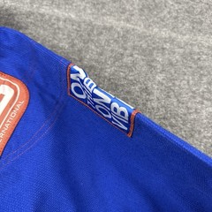 Straight Blast Gym Gi Kids C1 SBG Blue Youth Boys Brazilian Jiu Jitsu Top Only