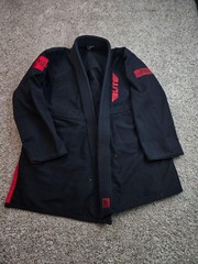 Elite Sports BJJ Gi Womens F3 Black Red Jiu-Jitsu Kimono Jacket Pants