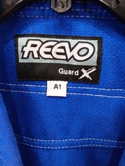 Reevo X Ultra Light Top Jacket Adult’s Size A1 Blue Brazillian Jiu Jitsu GUC