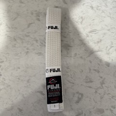 Fuji Kimono White Belt Size 1 Traditional High Quality Cotton Blend NEW
