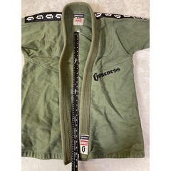 Gameness A3 Professional Fightwear Brazilian Jiu-Jitsu Mens Olive Green 2015