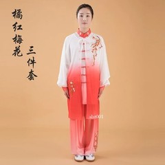 Women Silk Satin Chinese Tai Chi Suit Female Kung Fu Wushu Martial Arts Uniform