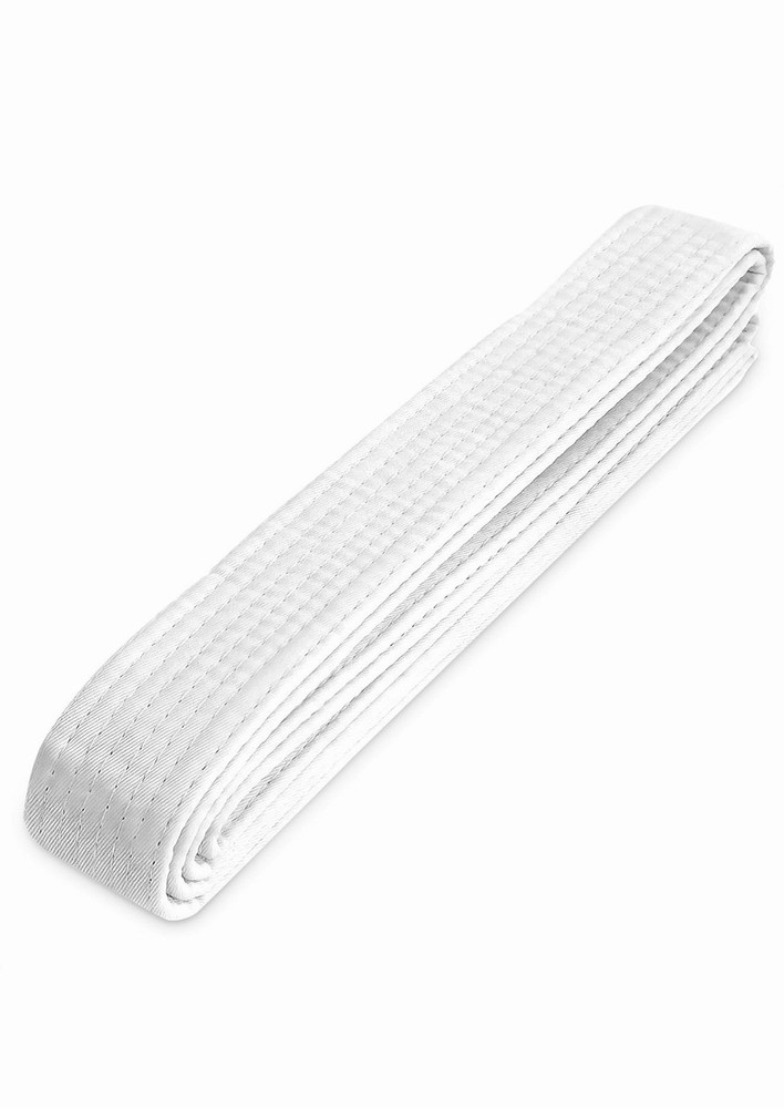 Power Gear White Belt Martial Arts Uniform Karate Taekwondo Judo 220 cm X 4 cm