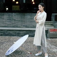 Women Vintage Tai Chi Top Chinese Tang Suit Kung Fu Uniform Coat Martial Arts