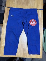 Gracie Barra Atleta A3 Blue Brazilian Jiu Jitsu BJJ Gi Kimono Pants Set EUC