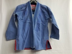 Gracie Barra Equipe Storm Jiu Jitsu Gi Storm Blue No Patches Kimono TOP ONLY A0