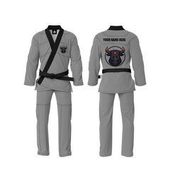 Premium White BJJ Gi Jiu Jitsu Kimono With Custom Inner Rashguard Lining Design