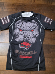 Bull Terrier Jiu jitsu BJJ Kimono, Size A1S. Fits like A0. Vintage RARE! w/ rash