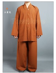 Unisex Buddhist Zen Clothing Shaolin Monk Kung Fu Martial Arts Wushu Uniforms