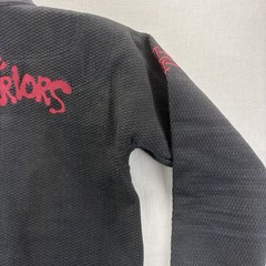The Warriors Licensed BJJ Gi Jacket A0 Black Pearl Weave Movie Edition No Pants