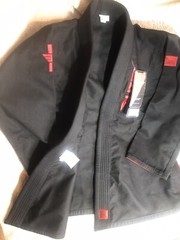 Elite Sports technical Fightwear Jiu Jitsu BBJ Gi BLK Top Size C3 for 4’2”-4’7”
