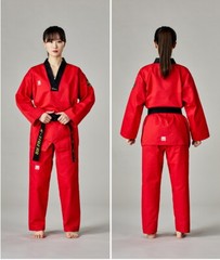 MOOTO MTX Scarlett Red Color Uniform WT Demonstration Team Dobok Performance