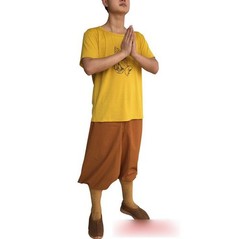 New Summer Buddhism Meditation Lohan T-shirt Monk Lay Unisex Cotton Tank Tops