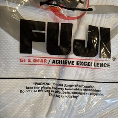 Fuji Gi Gear Kimono Belt Size 5 Martial Arts Training White Brand New