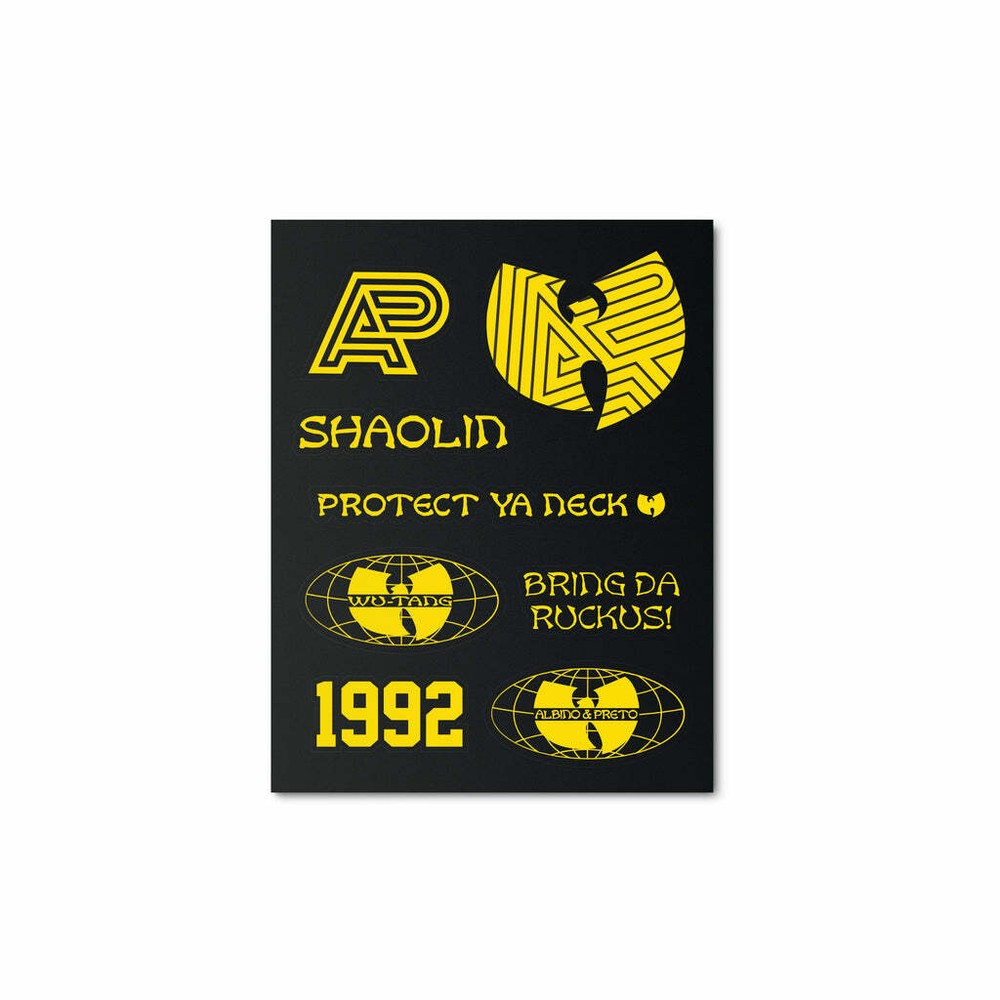 Albino and Preto AP x Wu Tang Sticker Pack ***Brand New***