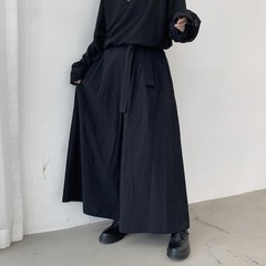 Men Hakama Harajuku Kimono Samurai Pants Men Casual Wide Pants Men Chinese Style