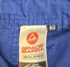 Gracie Barra Equipe Atleta Competition BJJ Jiu-Jitsu Gi Uniform Set A0 Blue