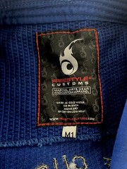 Jiu-Jitsu Freestyle Customs Kimono Blue Jiu Jitsu Gis Size M1