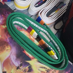 LOT OF 5 Pro Force Karate Belts Martial Arts Double Wrapped Reinforced & BAG