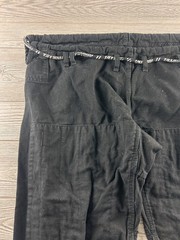 Tatami Fightwear Embroidered Pants Mens A3 Black Jiu Jitsu Bottom Cotton