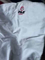 Fuji Brazilian Jiu Jitsu White Kimono size A3 full uniform T-shirt Practice Book
