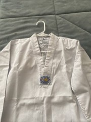 US World Class Taekwondo Uniform Top 160cm White Martial Arts Gi Dobok