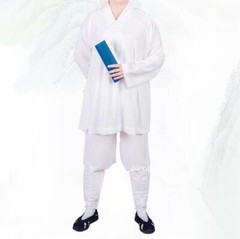 Summer Men Wudang Taoist Robes Wushu Kung Fu Tai Chi Morning Exercise Uniforms