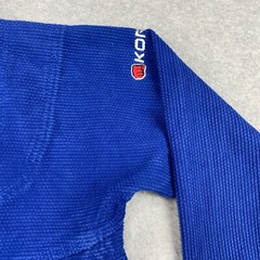 Koral Fight Co BJJ Gi Jacket Size M2 Blue Heavyweight Performance Utility Cotton
