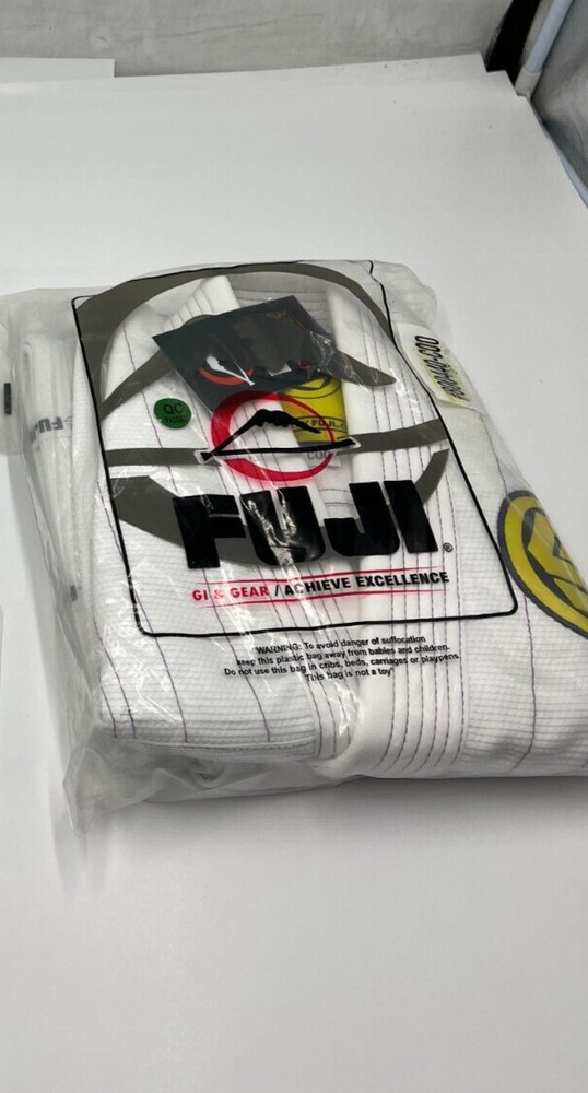 Fuji Kids Youth Childrens White Brazilian Jiu Jitsu Starter Gi Jiu-Jitsu BJJ C00