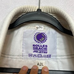 Rolles Gracie Jiu Jitsu Kimono Mens A2L White Purple MMA Jacket