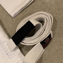 Breakpoint Brazilian jiu jitsu Jacket White – Size A0 & 66 Inch Belt