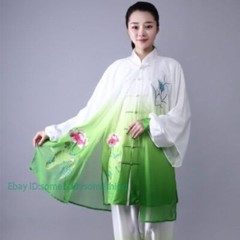Tai Chi Uniform Women Men Arts Uniform Chinese Traditional Kung Fu Sportswear