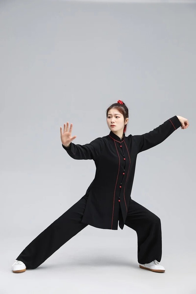 Tai Chi Clothes Wushu Kung Fu Dress Martial Art Uniform Long Sleeves Breathable