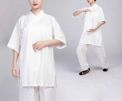 Summer top quality Linen kung fu uniforms tai chi clothing martial arts suits