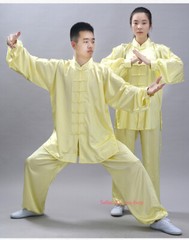 Wushu Tai Chi Yoga Sets Kung Fu Suit Martial Arts Unisex Silk Uniform Costume