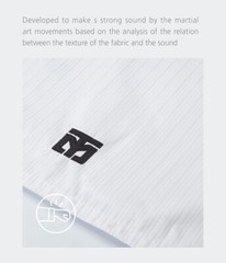 MOOTO BS5 Uniform with White V-Neck Basic Season-5 Standard WT Dobok