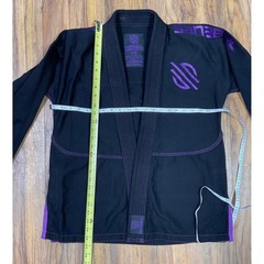 Sanabul W3 Brazilian Jiu Jitsu BJJ Gi Set Black Purple Women Training Uniform