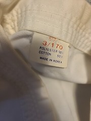 Vintage The World Tae kwondo Karate Uniform Top Martial Arts Size 3/170