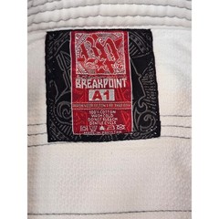 Breakpoint BJJ Gi Set White A1 Brazilian Jiu Jitsu Pearl Weave Uniform with Belt