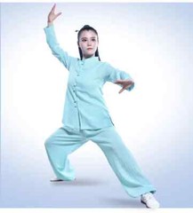 Tai Chi Clothing Linen Cotton Breathable Martial Arts Performance Clothes
