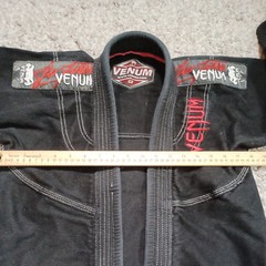 Venum Gi Jacket Only Black Challenger Series Size C2 Brazilian Jiu Jitsu Kimono