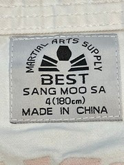 Best Sang Moo Sa Martial Arts US World Class Taekwondo uniform GI shirt adult 4