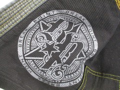 Break Point Deluxe Jiu-Jitsu Gi Set Boys Black Yellow Stitch Made In Pakistan