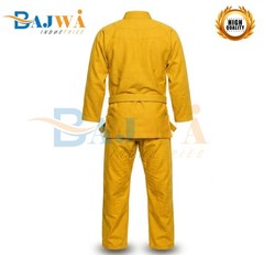 Yellow Cotton Martial Arts Gi – Jiu-Jitsu, Karate & Judo Training Uniform