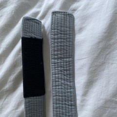 93 Brand “Seek Higher Ground” High Quality Gray Belt Size M4 Unisex Jui-Jitsu