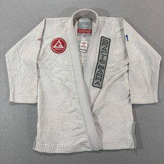Gracie Barra Gi Jiu Jitsu MMA Kimono Pants & Jacket A2 Set Unisex White Read