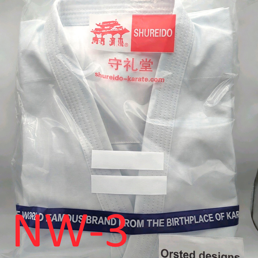 Shureido NW-3 Karate Gi Uniform set Okinawa official karate brand Size 3-7 NEW