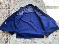 Gold BJJ Foundation Gi A2L Blue Jiu-Jitsu Pearl Weave Jacket